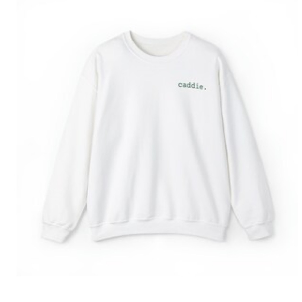 Caddie Gildan Women's Crewneck Top in White